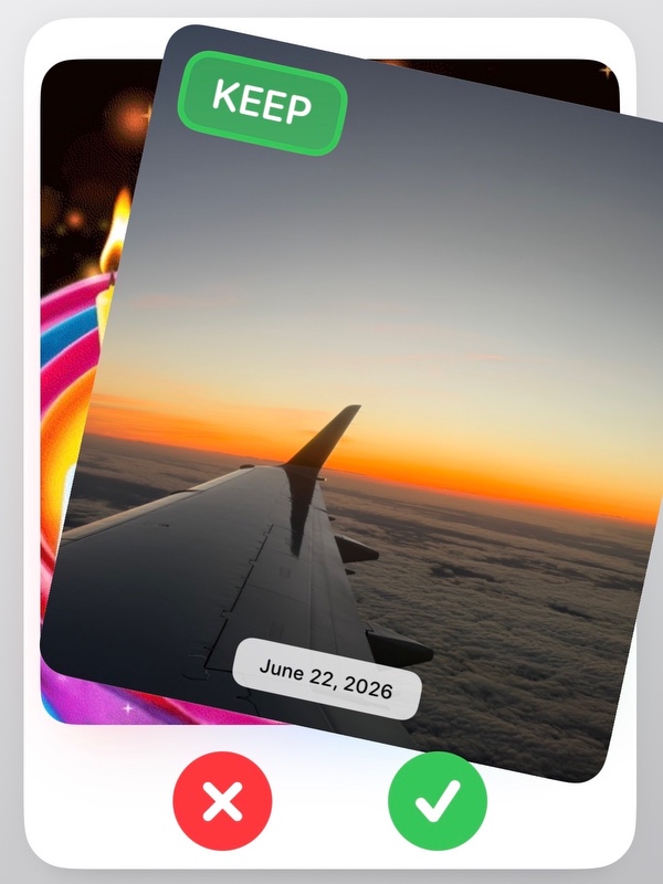 Swipe to Review
